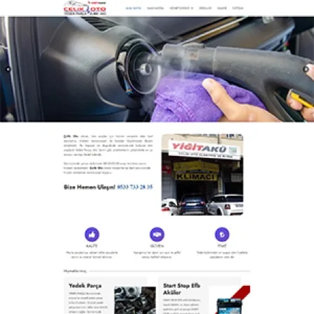 Çelik Oto Klima Servis proje görseli