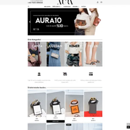 Aura Luxury Shop proje görseli