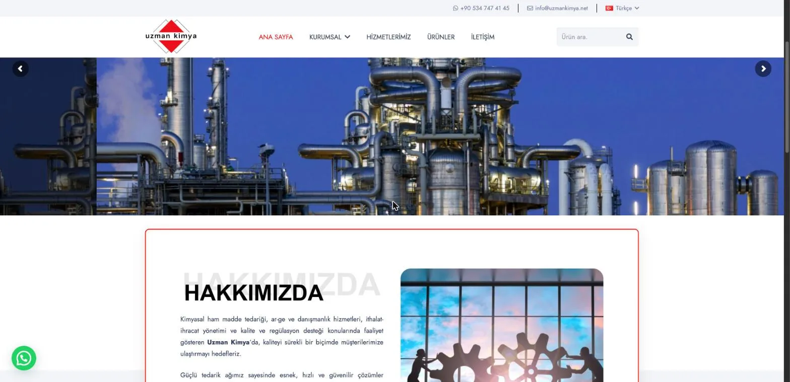 Uzman Kimya proje görseli
