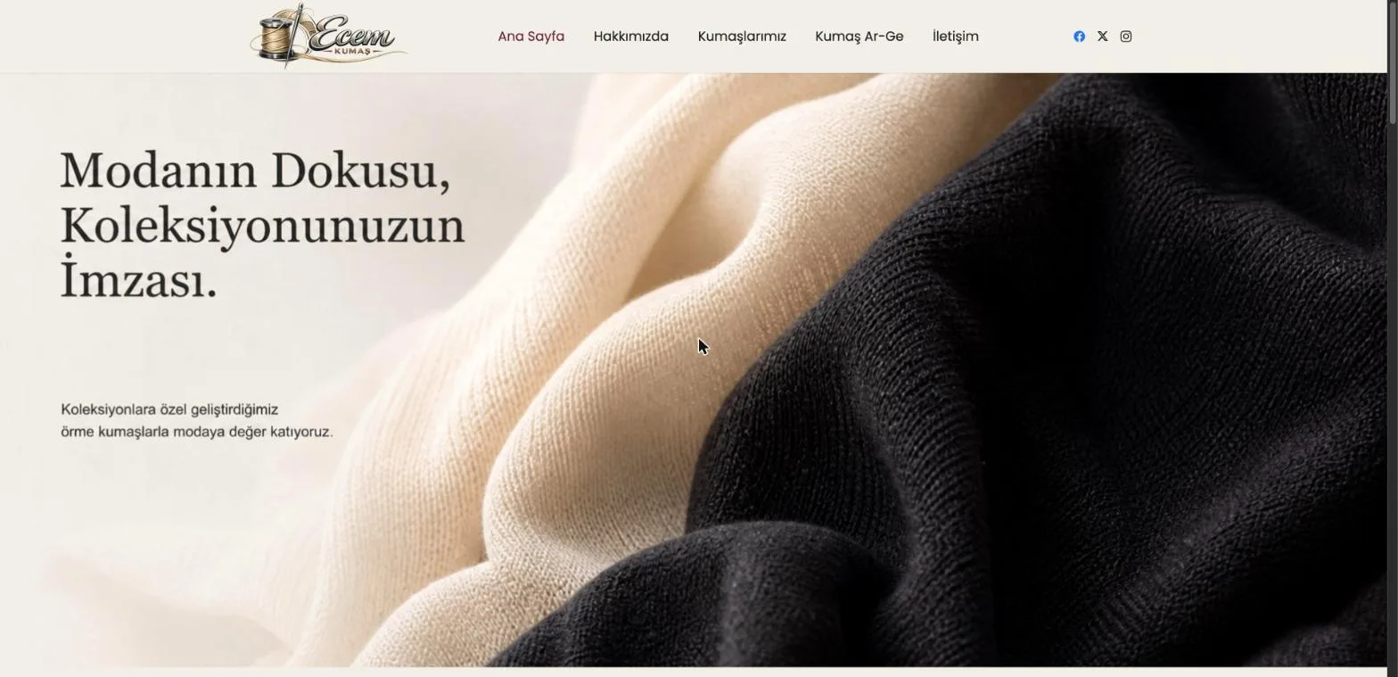 Ecem Kumaş proje görseli
